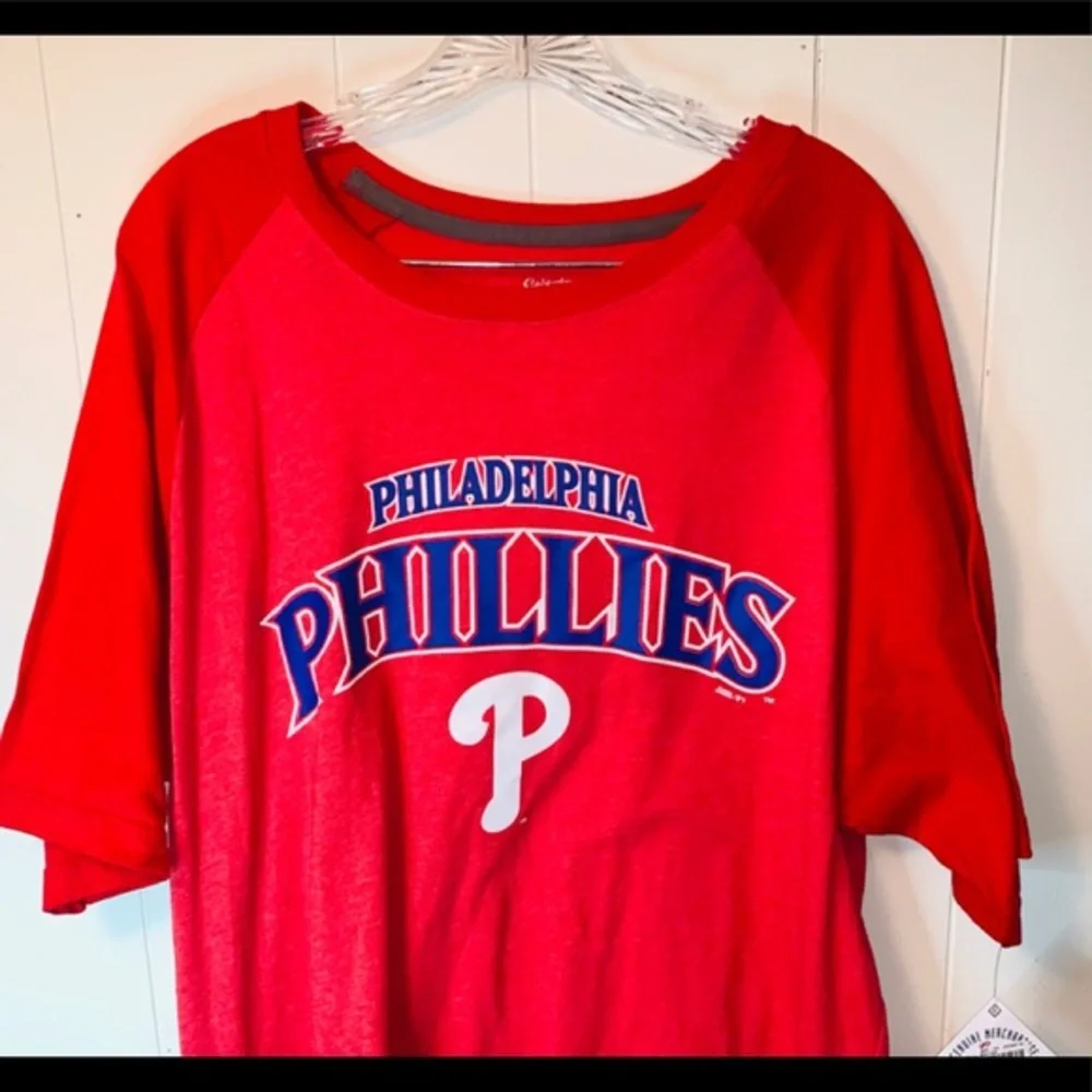Philadelphia Phillies stitches red T-shirt XL - Picture 2 of 6
